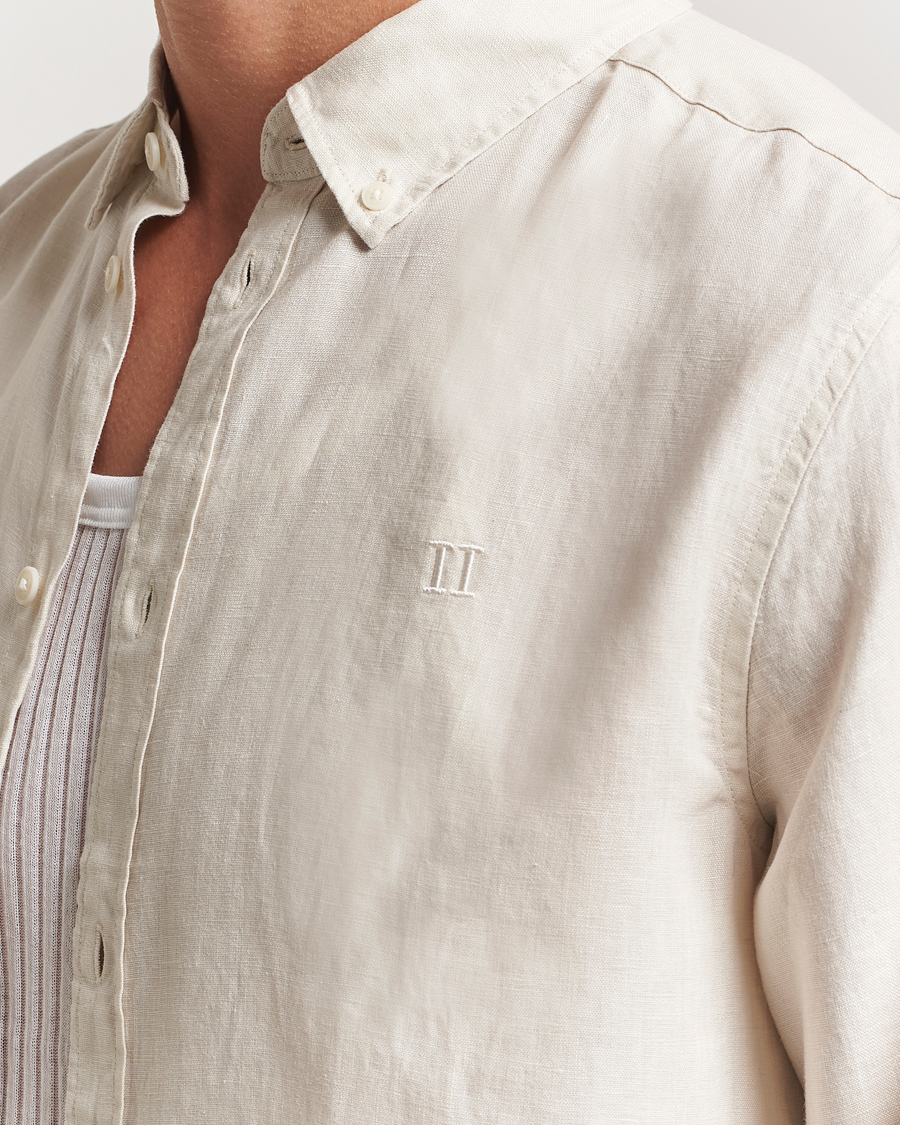 Heren | Overhemden | LES DEUX | Konrad Linen Shirt Ivory
