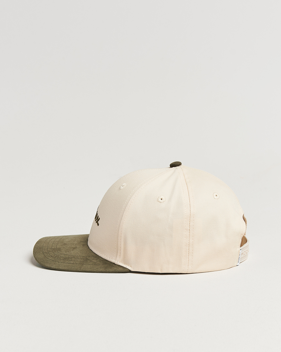 Heren | Hoeden en petten | LES DEUX | Brad Contrast Suede Baseball Cap Ivory