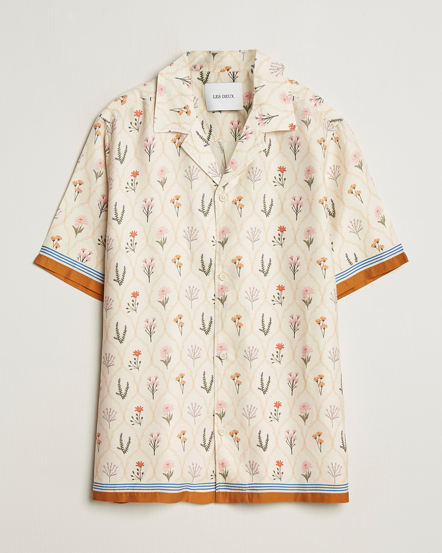 Heren | Overhemden | LES DEUX | Lucas AOP Wild Flower Shirt Ivory