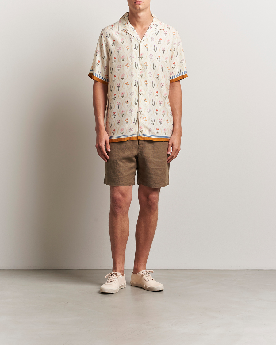 Heren | Overhemden | LES DEUX | Lucas AOP Wild Flower Shirt Ivory