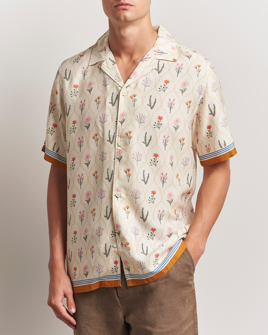 Heren | Overhemden | LES DEUX | Lucas AOP Wild Flower Shirt Ivory