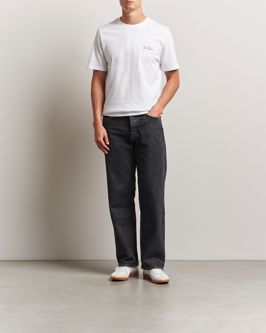 Heren | T-shirts | LES DEUX | Wild Flower T-Shirt White