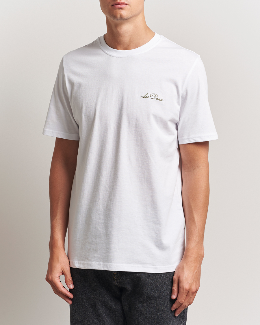 Heren | T-shirts | LES DEUX | Wild Flower T-Shirt White