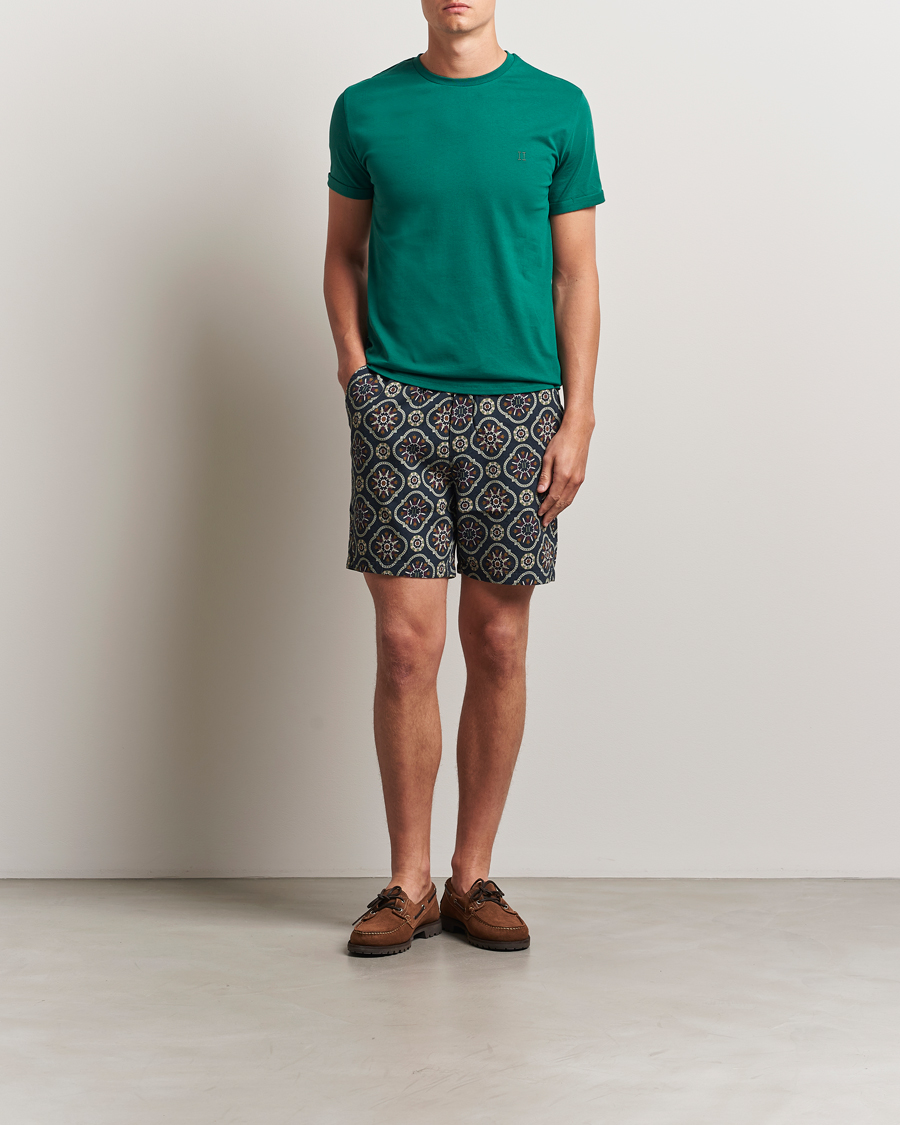 Heren | T-shirts | LES DEUX | Norregaard Contrast T-Shirt Evergreen
