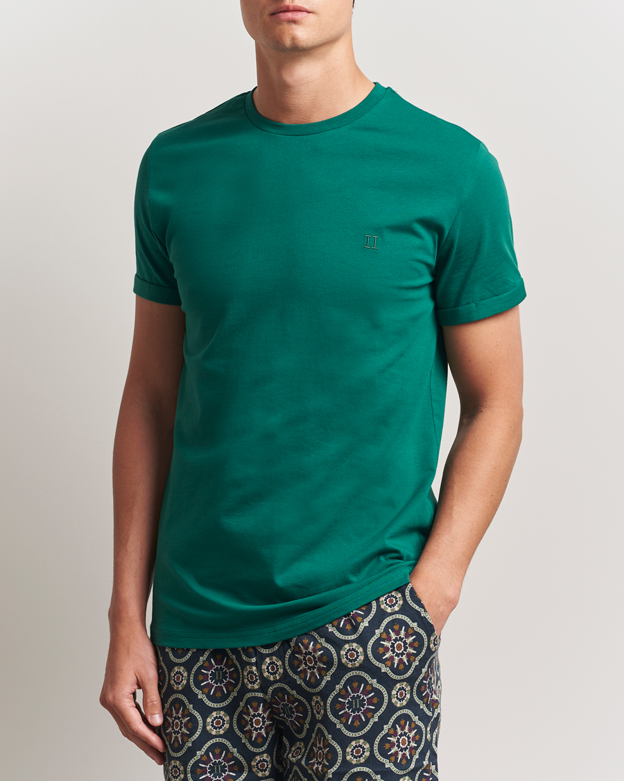 Heren | T-shirts | LES DEUX | Norregaard Contrast T-Shirt Evergreen