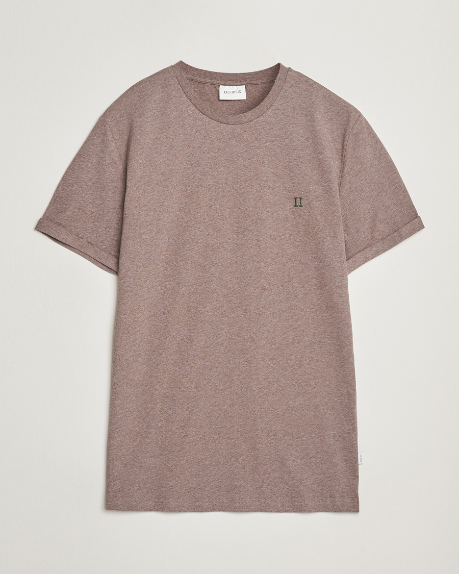 Heren | T-shirts | LES DEUX | Norregaard Contrast T-Shirt Cub Melange