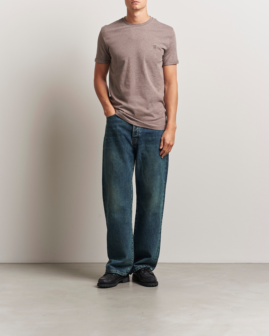 Heren | T-shirts | LES DEUX | Norregaard Contrast T-Shirt Cub Melange