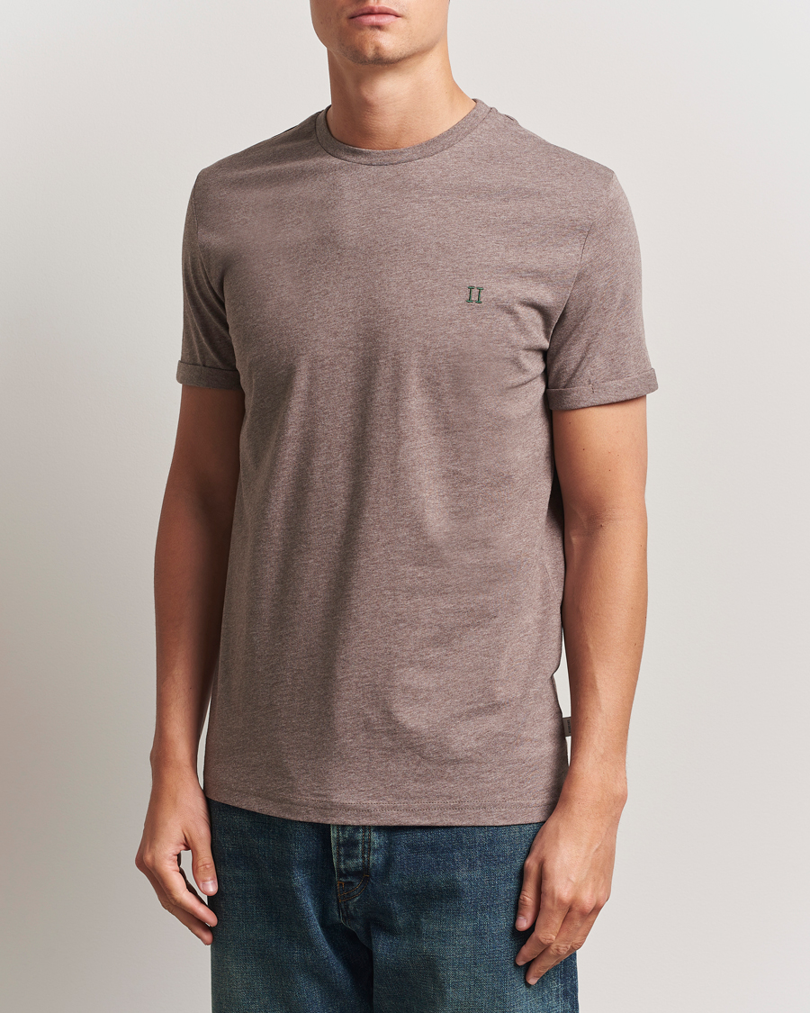 Heren | T-shirts | LES DEUX | Norregaard Contrast T-Shirt Cub Melange