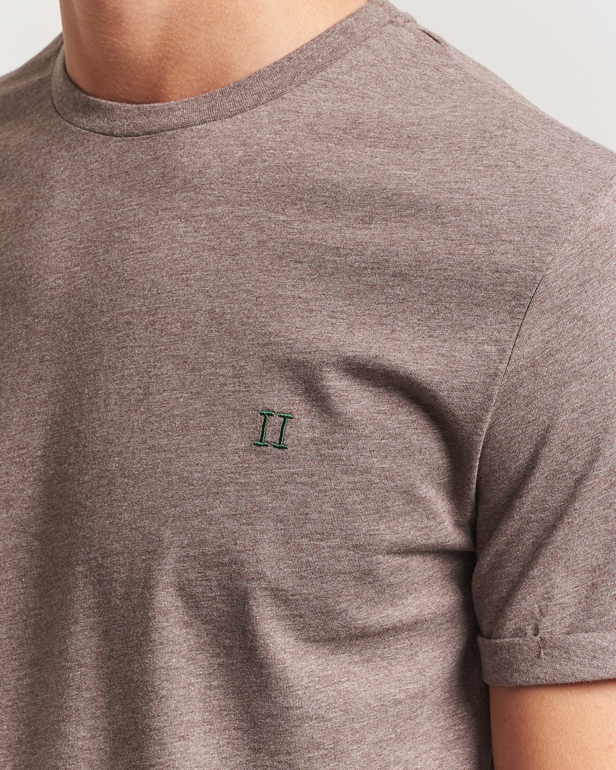 Heren | T-shirts | LES DEUX | Norregaard Contrast T-Shirt Cub Melange