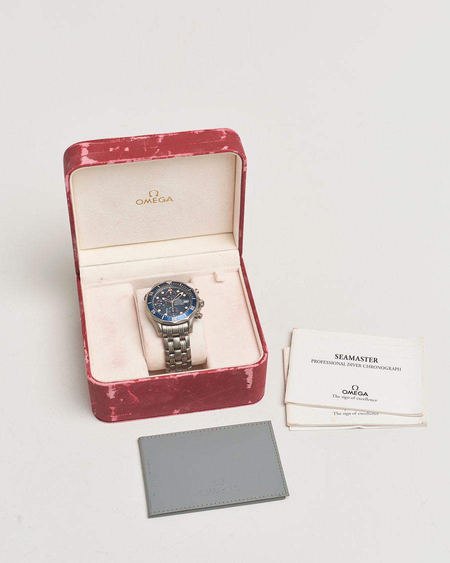 Heren | Omega Pre-Owned Seamaster SMP 300 Chrono Titan | Omega Pre-Owned | Seamaster SMP 300 Chrono Titan