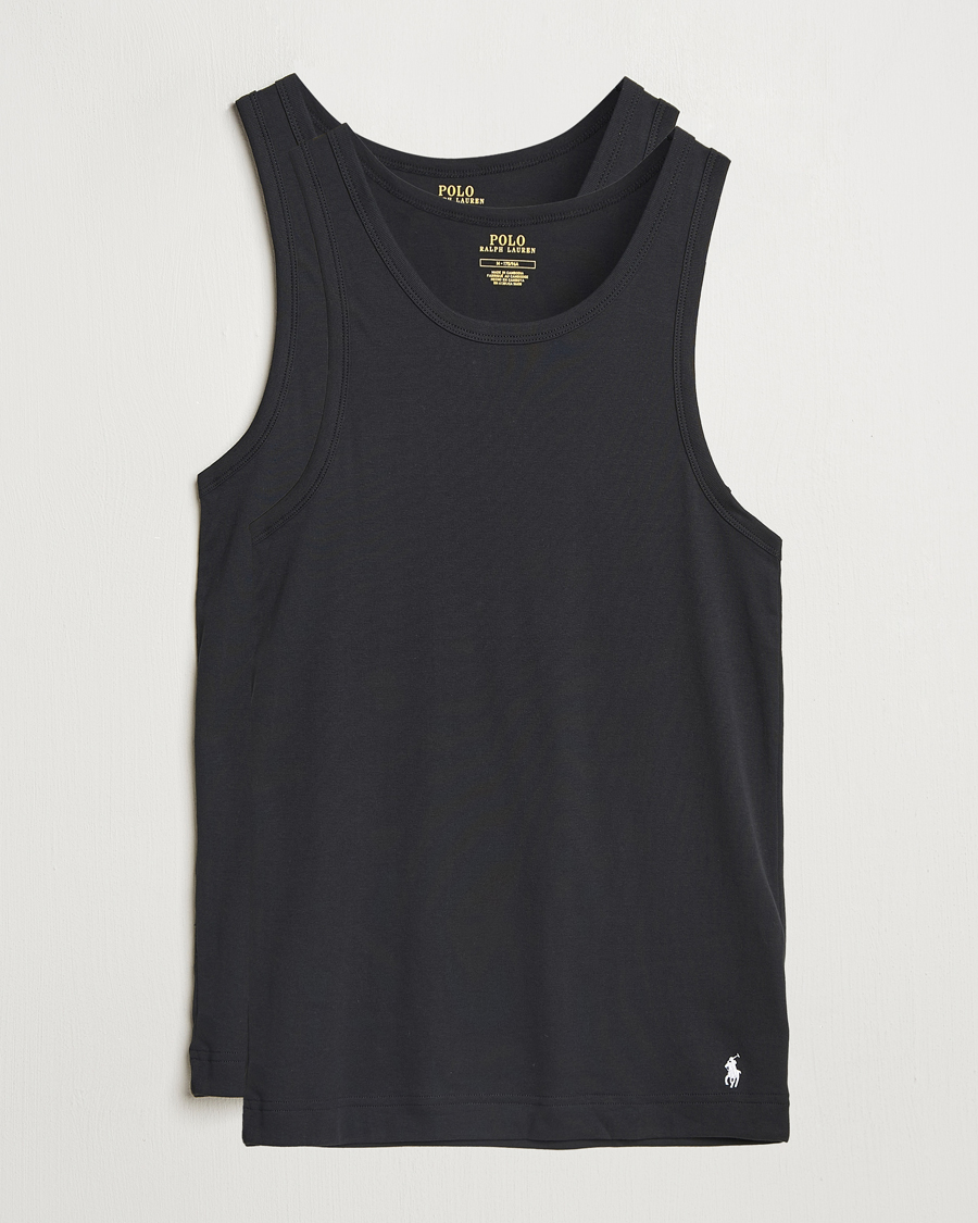 Heren | T-shirts | Polo Ralph Lauren | 2-Pack Classic Tank Top Black