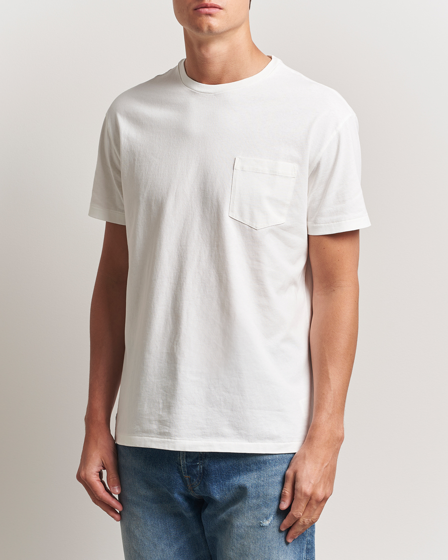 Heren | T-shirts | Polo Ralph Lauren | Washed Classic Fit Pocket Tee Deckwash White