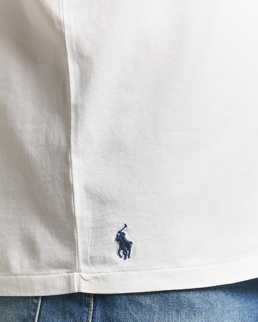 Heren | T-shirts | Polo Ralph Lauren | Washed Classic Fit Pocket Tee Deckwash White