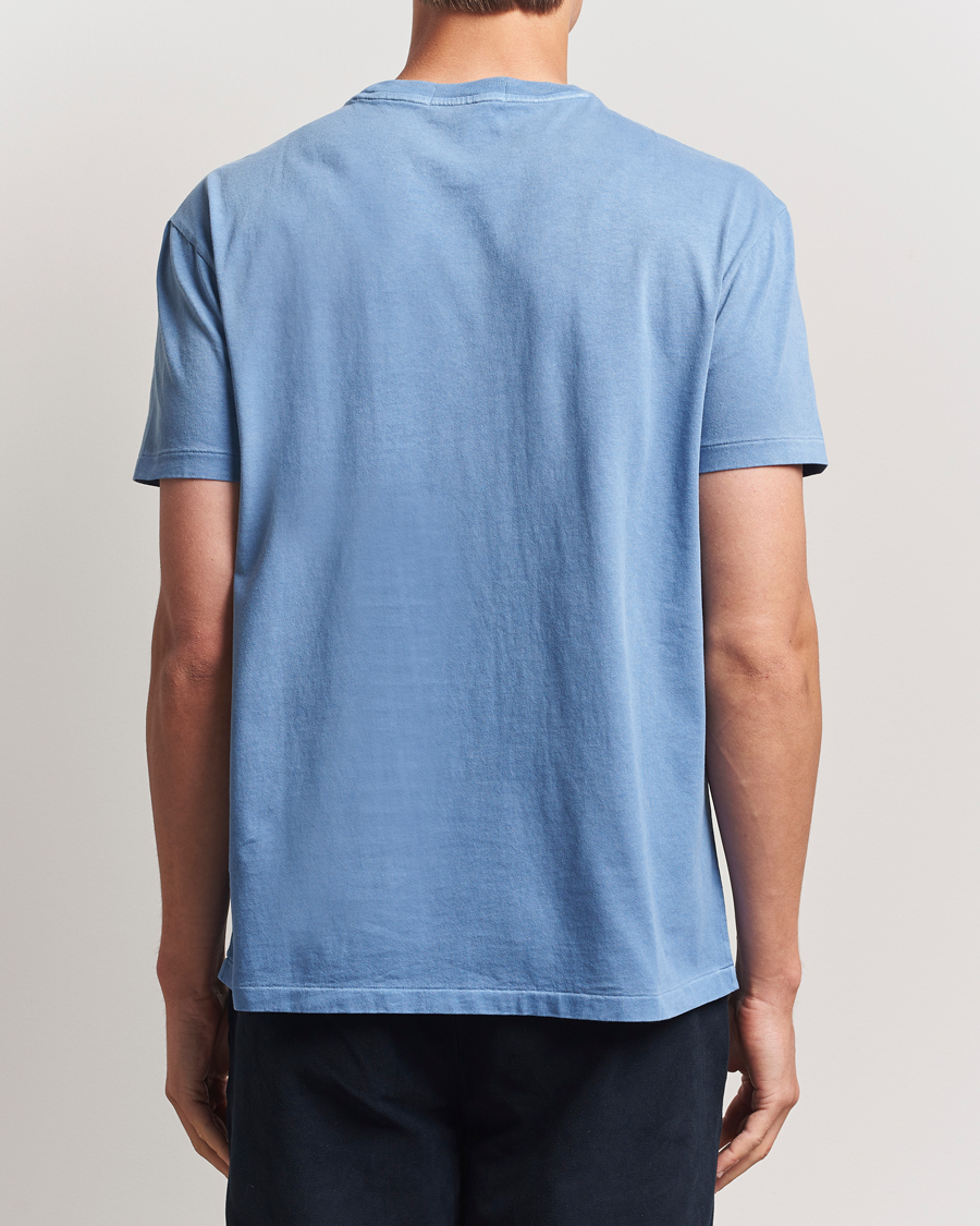 Heren | T-shirts | Polo Ralph Lauren | Washed Classic Fit Pocket Tee Campus Blue
