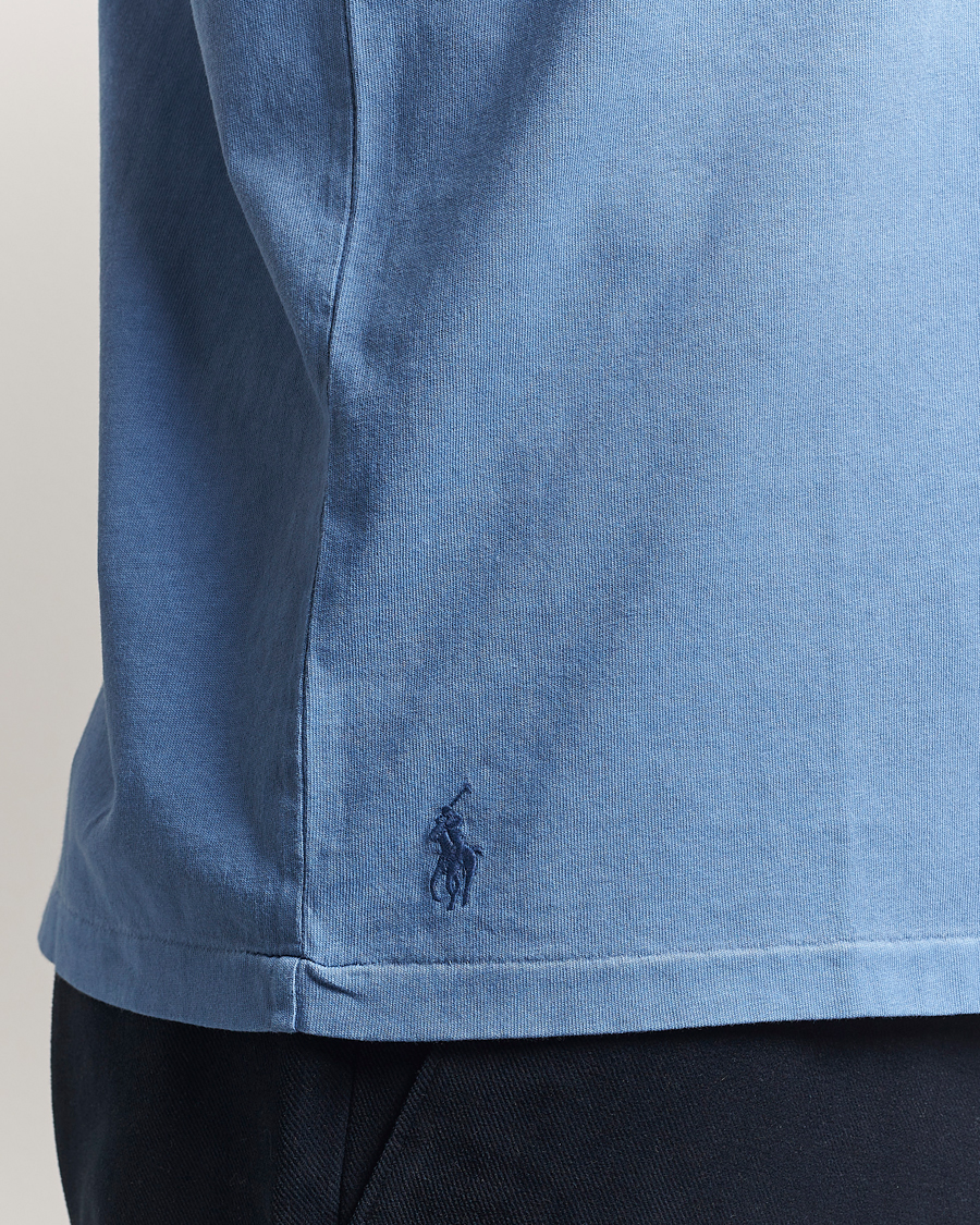 Heren | T-shirts | Polo Ralph Lauren | Washed Classic Fit Pocket Tee Campus Blue