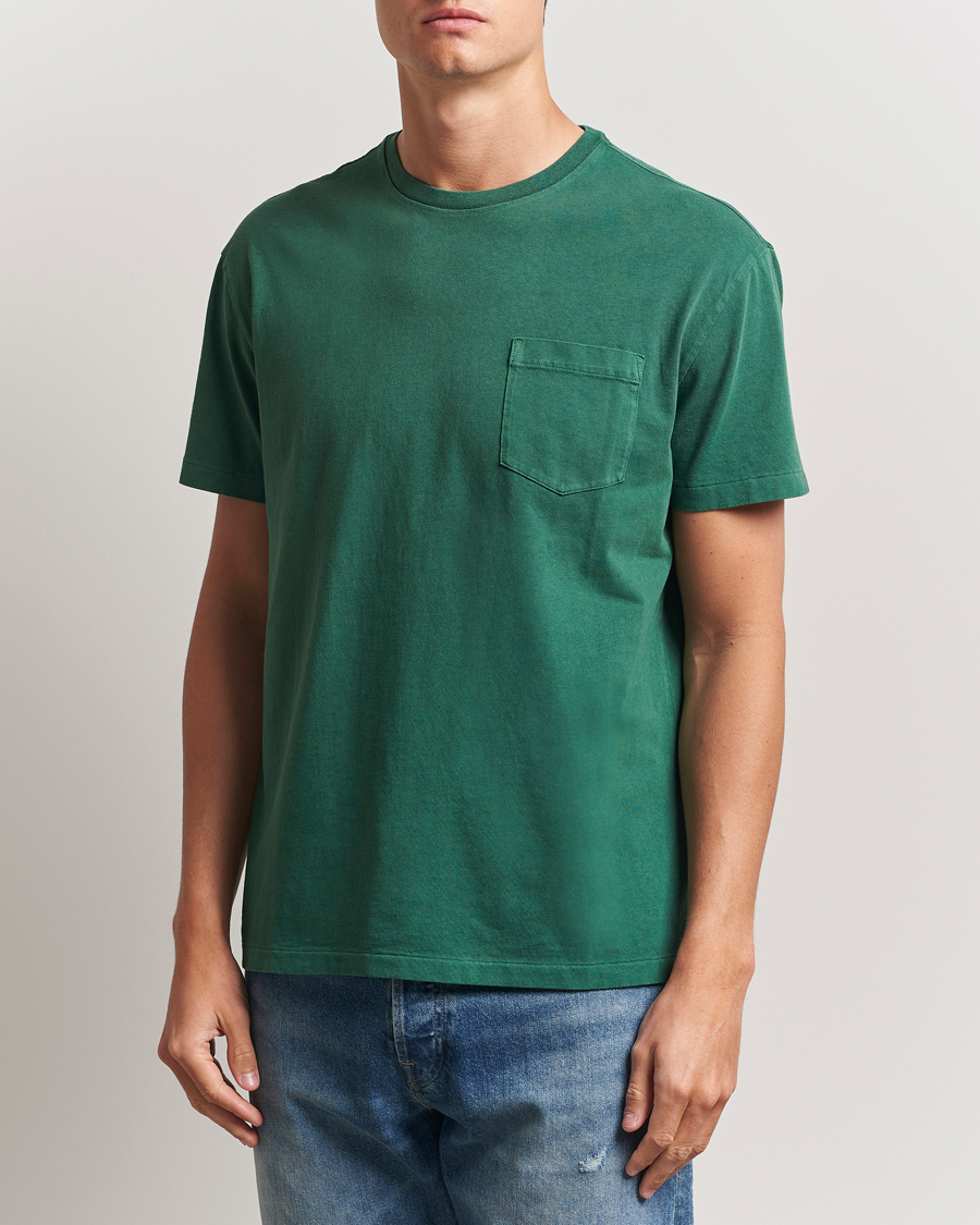Heren | T-shirts | Polo Ralph Lauren | Washed Classic Fit Pocket Tee Washed Forest