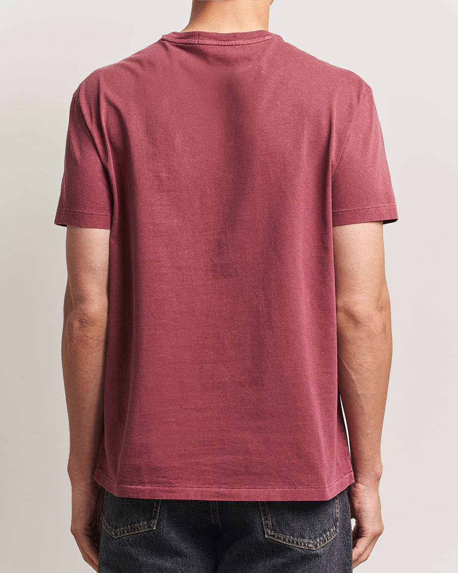 Heren | T-shirts | Polo Ralph Lauren | Washed Classic Fit Pocket Tee Red Wine