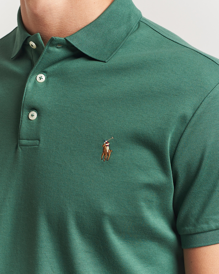Heren | Polo's | Polo Ralph Lauren | Luxury Pima Cotton Polo Washed Forest