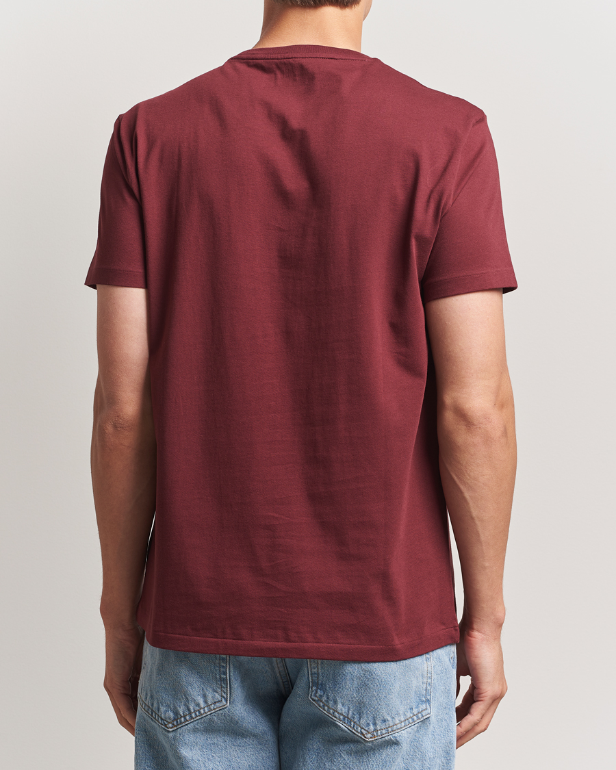 Heren | T-shirts | Polo Ralph Lauren | Custom Slim Fit Crew Neck T-Shirt Red Wine