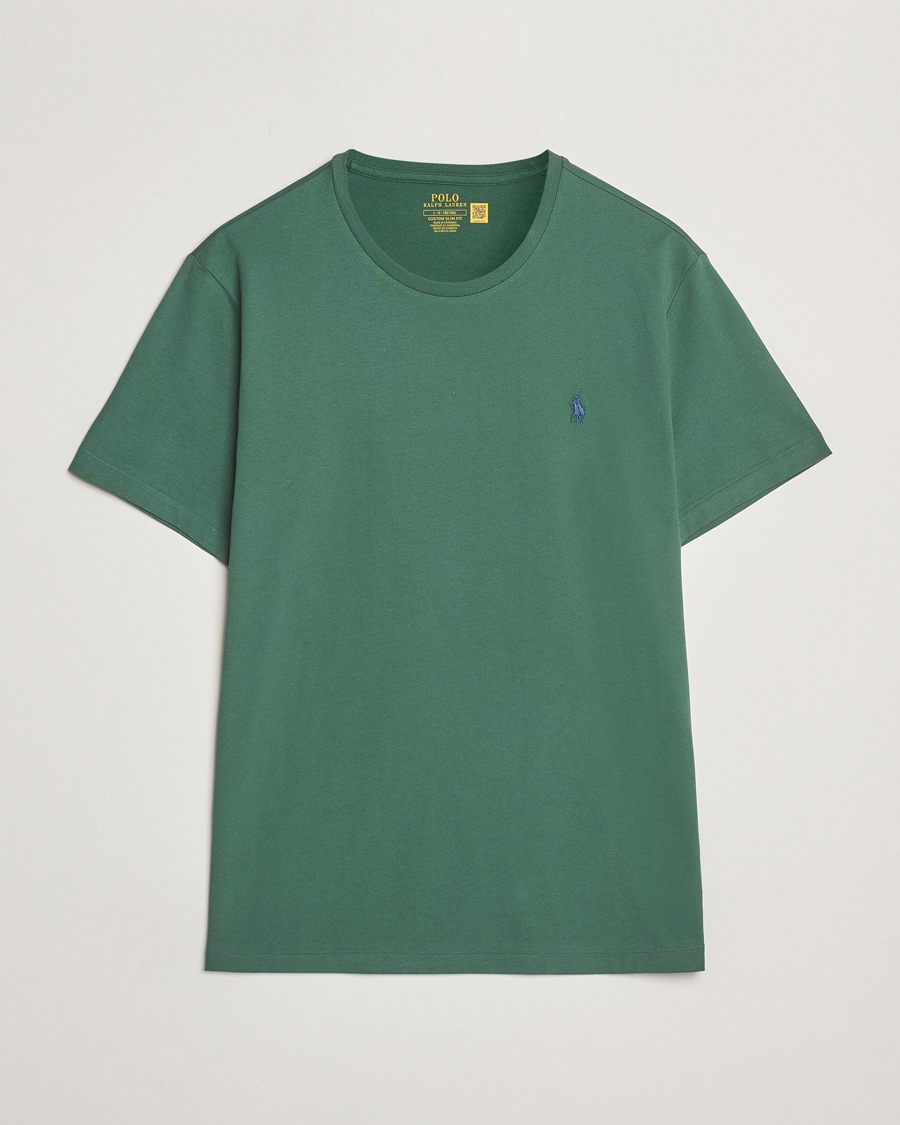 Heren | T-shirts | Polo Ralph Lauren | Custom Slim Fit Crew Neck T-Shirt Washed Forest