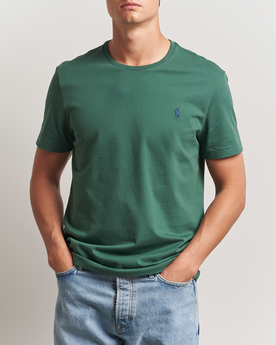 Heren | T-shirts | Polo Ralph Lauren | Custom Slim Fit Crew Neck T-Shirt Washed Forest