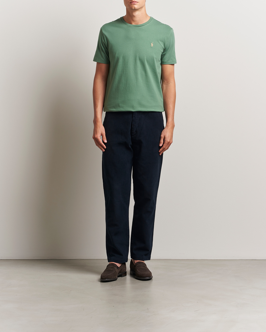 Heren | T-shirts | Polo Ralph Lauren | Custom Slim Fit Crew Neck T-Shirt Fatigue