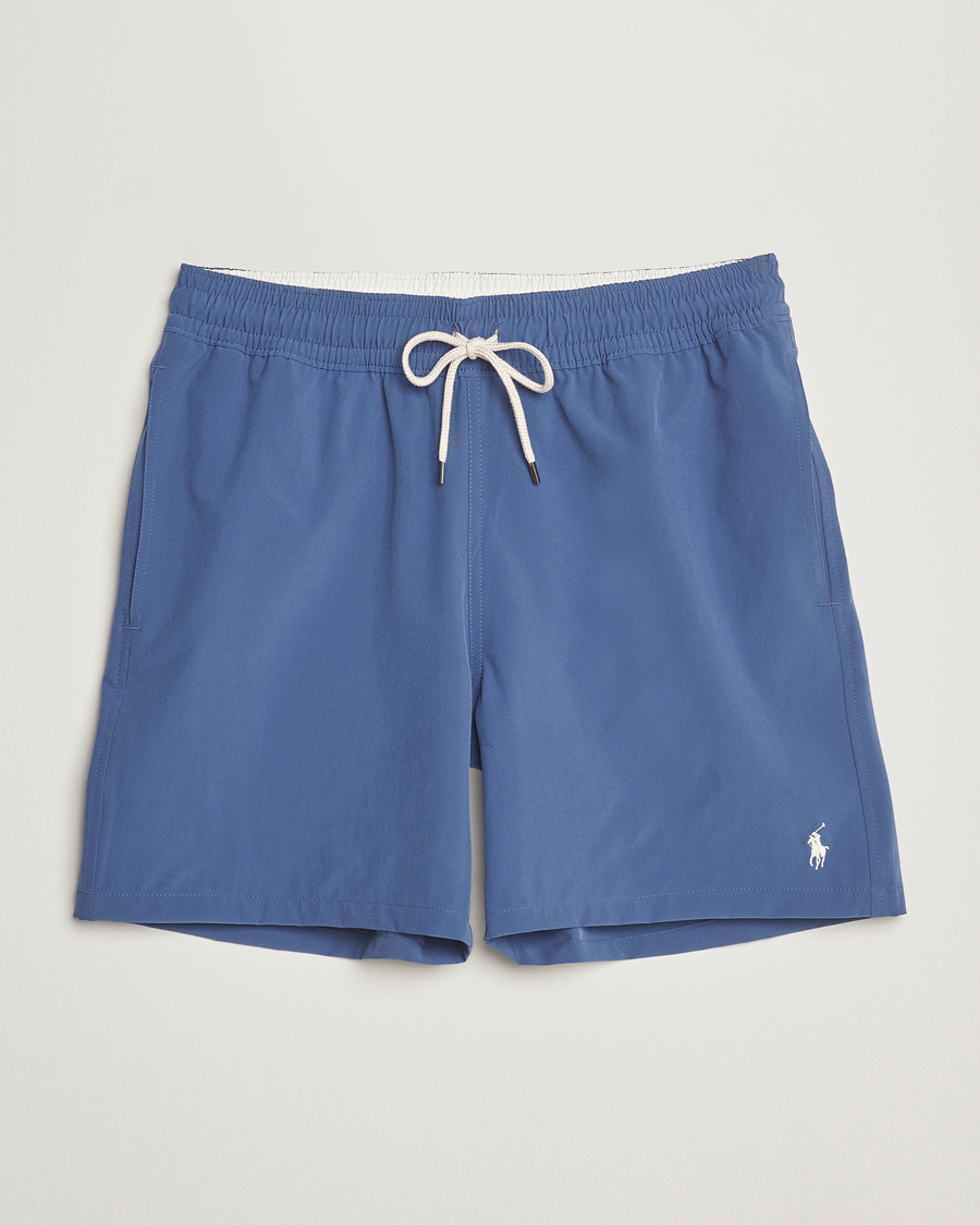 Heren | Zwembroek | Polo Ralph Lauren | Traveler Recycled Swimshorts Earth Blue