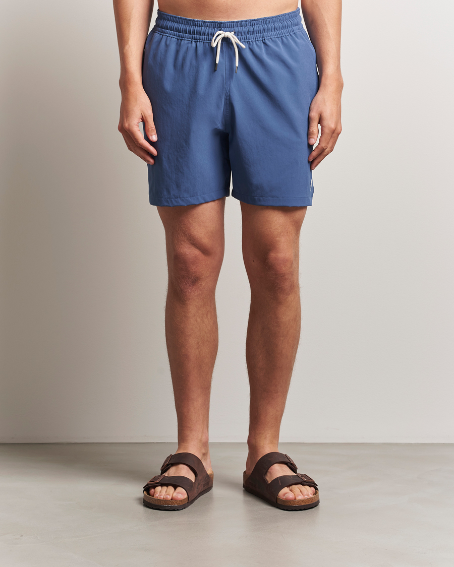 Heren | Zwembroek | Polo Ralph Lauren | Traveler Recycled Swimshorts Earth Blue