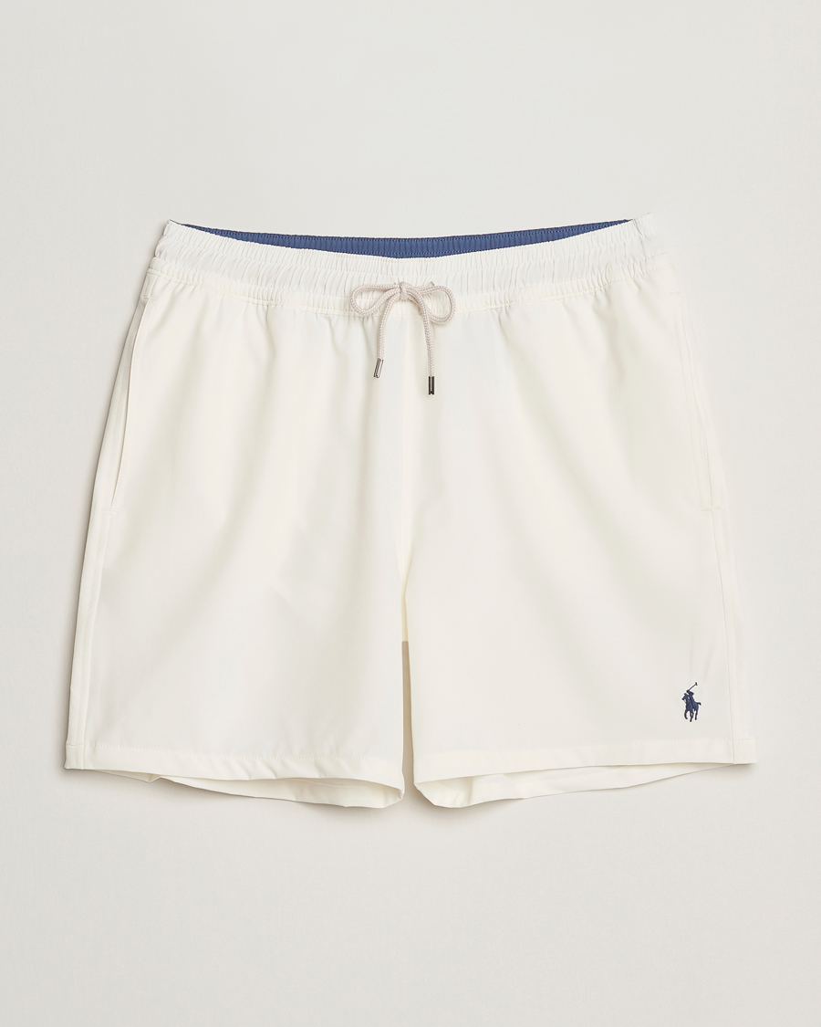 Heren | Zwembroek | Polo Ralph Lauren | Traveler Recycled Swimshorts Pale Cream