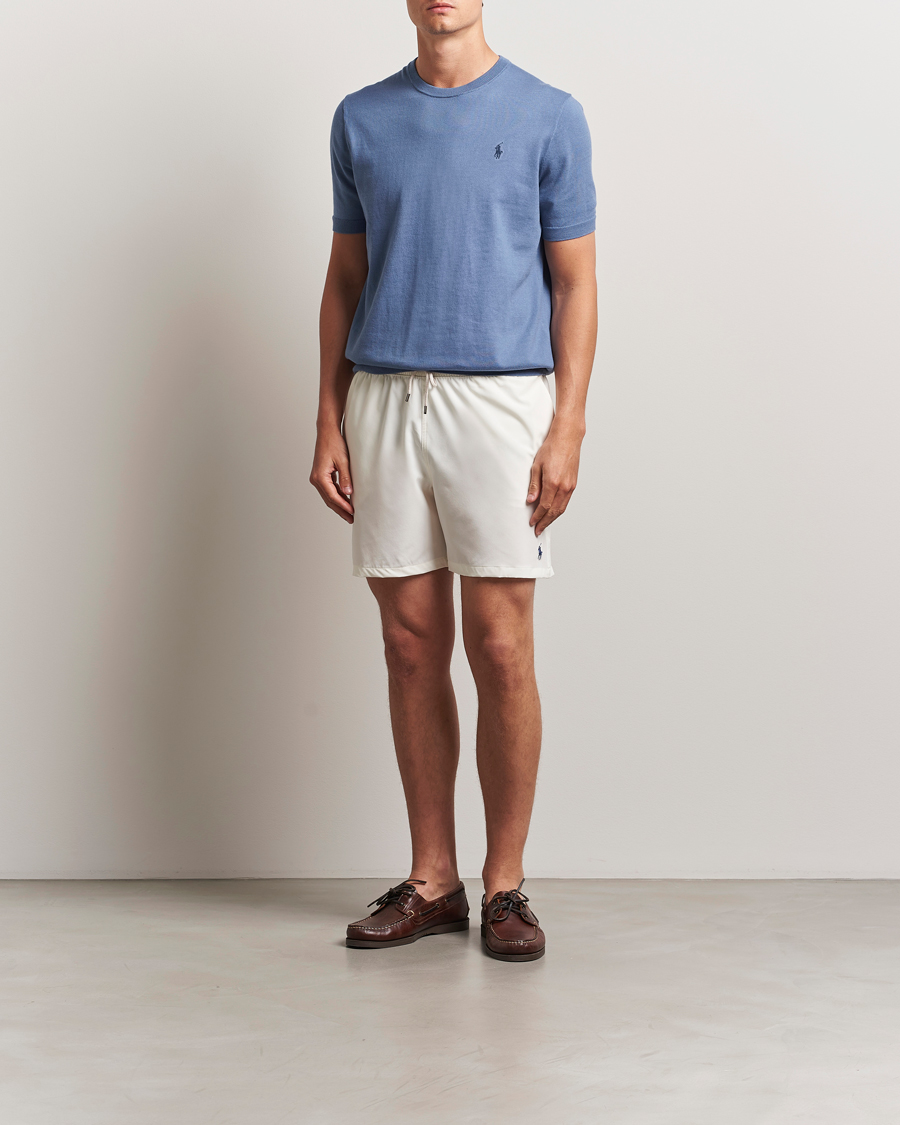 Heren | Zwembroek | Polo Ralph Lauren | Traveler Recycled Swimshorts Pale Cream