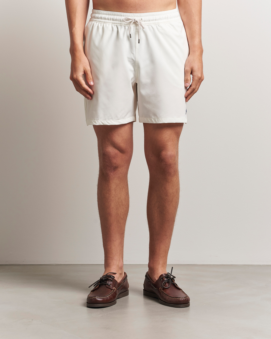 Heren | Zwembroek | Polo Ralph Lauren | Traveler Recycled Swimshorts Pale Cream