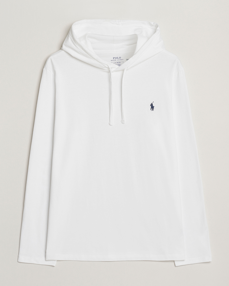 Heren | T-shirts | Polo Ralph Lauren | Long Sleeve Hooded T-Shirt White