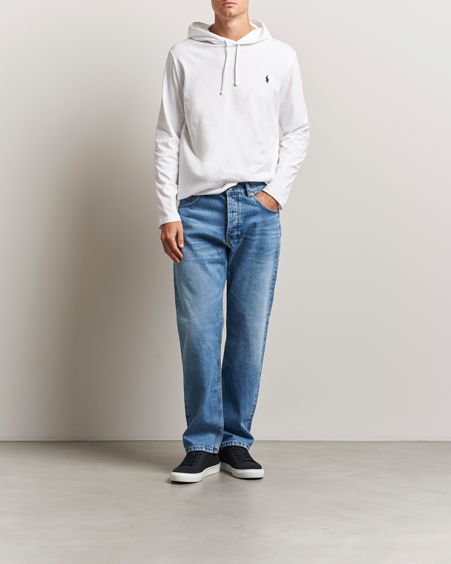 Heren | T-shirts | Polo Ralph Lauren | Long Sleeve Hooded T-Shirt White