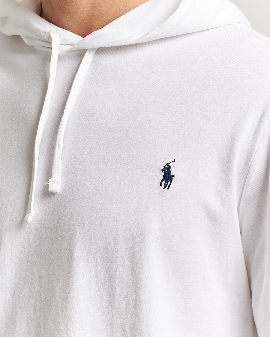 Heren | T-shirts | Polo Ralph Lauren | Long Sleeve Hooded T-Shirt White