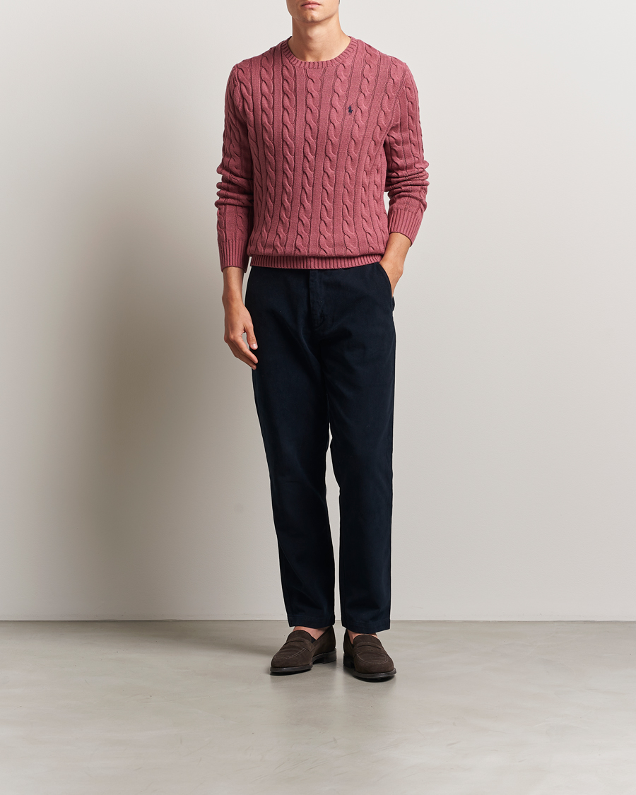 Heren | Truien | Polo Ralph Lauren | Cotton Cable Pullover Prune Juice