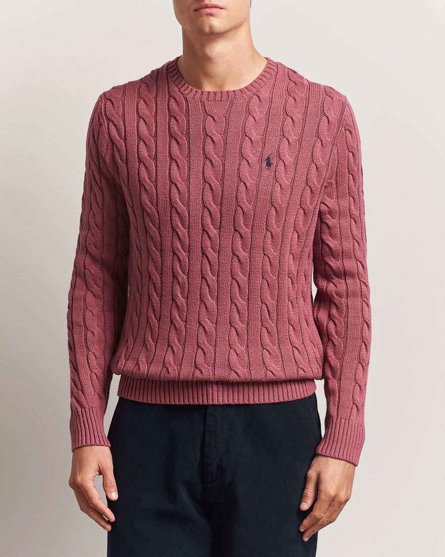 Heren | Truien | Polo Ralph Lauren | Cotton Cable Pullover Prune Juice