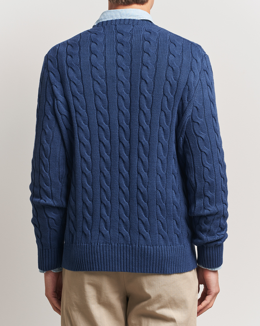 Heren | Truien | Polo Ralph Lauren | Cotton Cable Pullover Light Navy