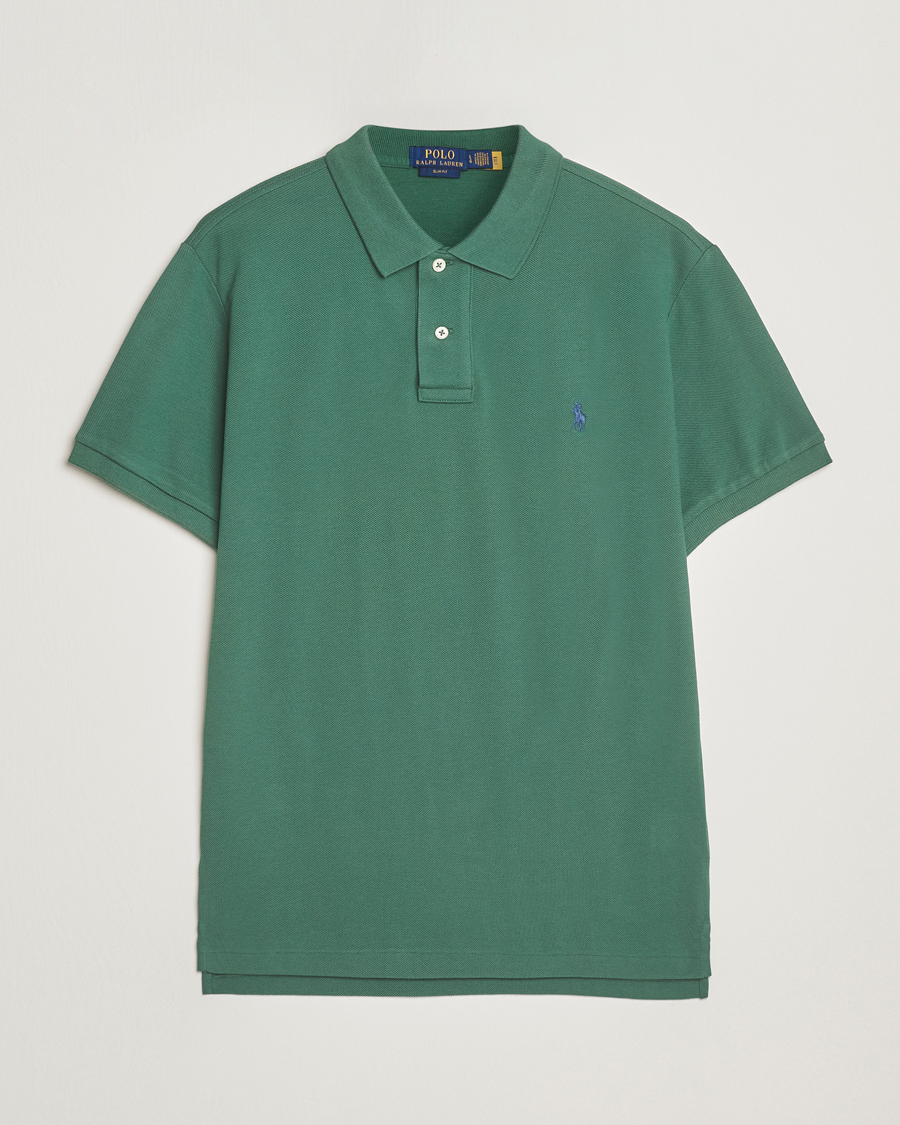 Heren | Polo's | Polo Ralph Lauren | Slim Fit Polo Washed Forest