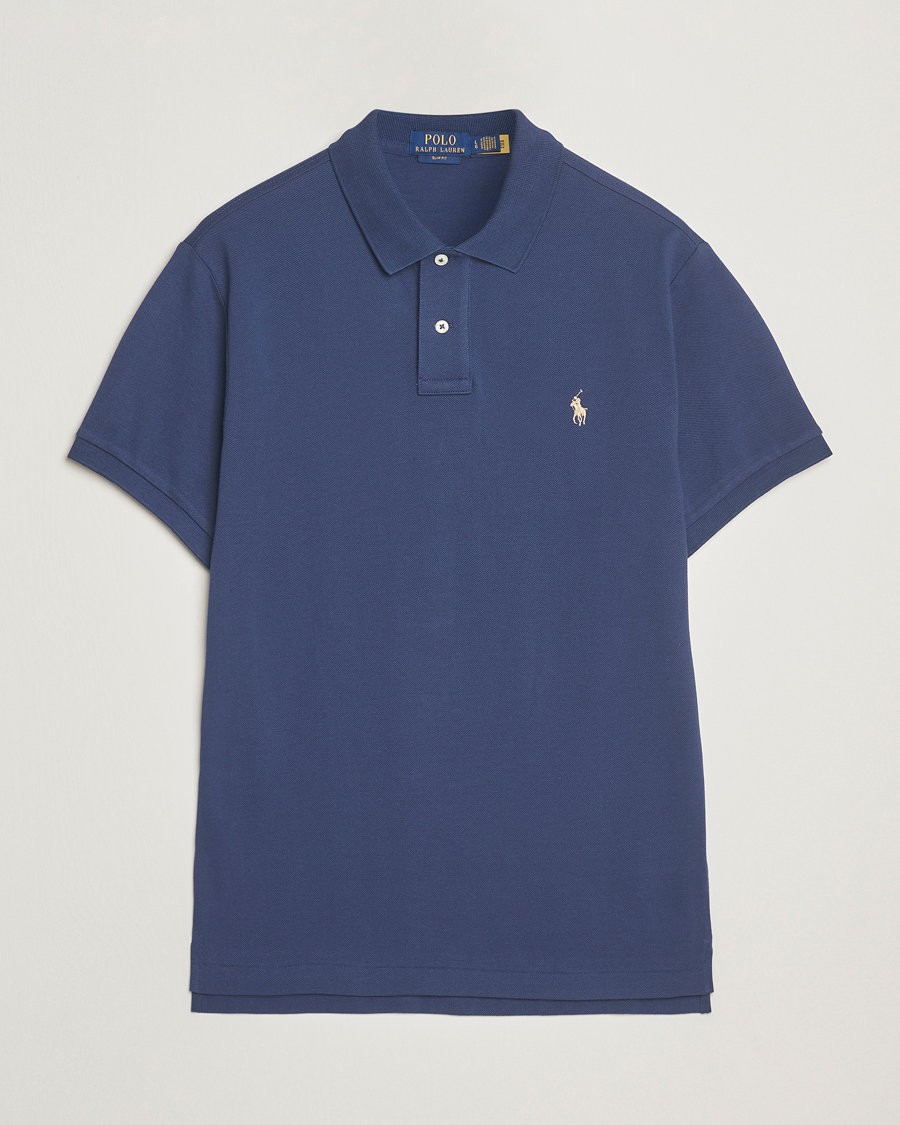 Heren | Polo's | Polo Ralph Lauren | Slim Fit Polo Rustic Navy