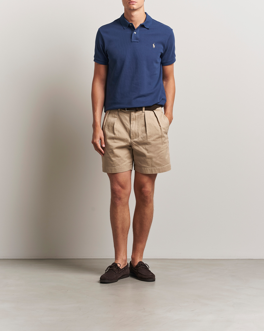 Heren | Polo's | Polo Ralph Lauren | Slim Fit Polo Rustic Navy