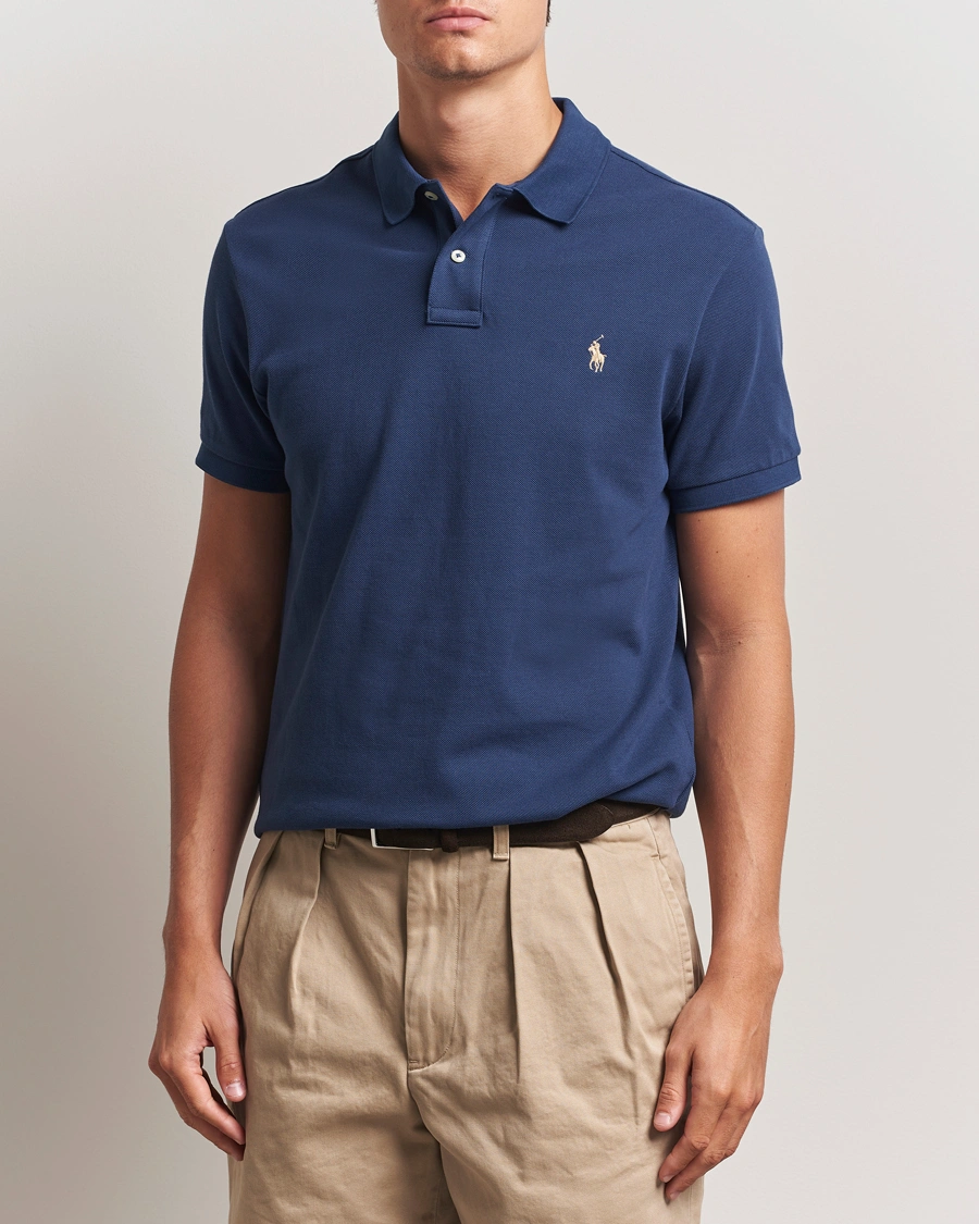 Heren | Polo's | Polo Ralph Lauren | Slim Fit Polo Rustic Navy