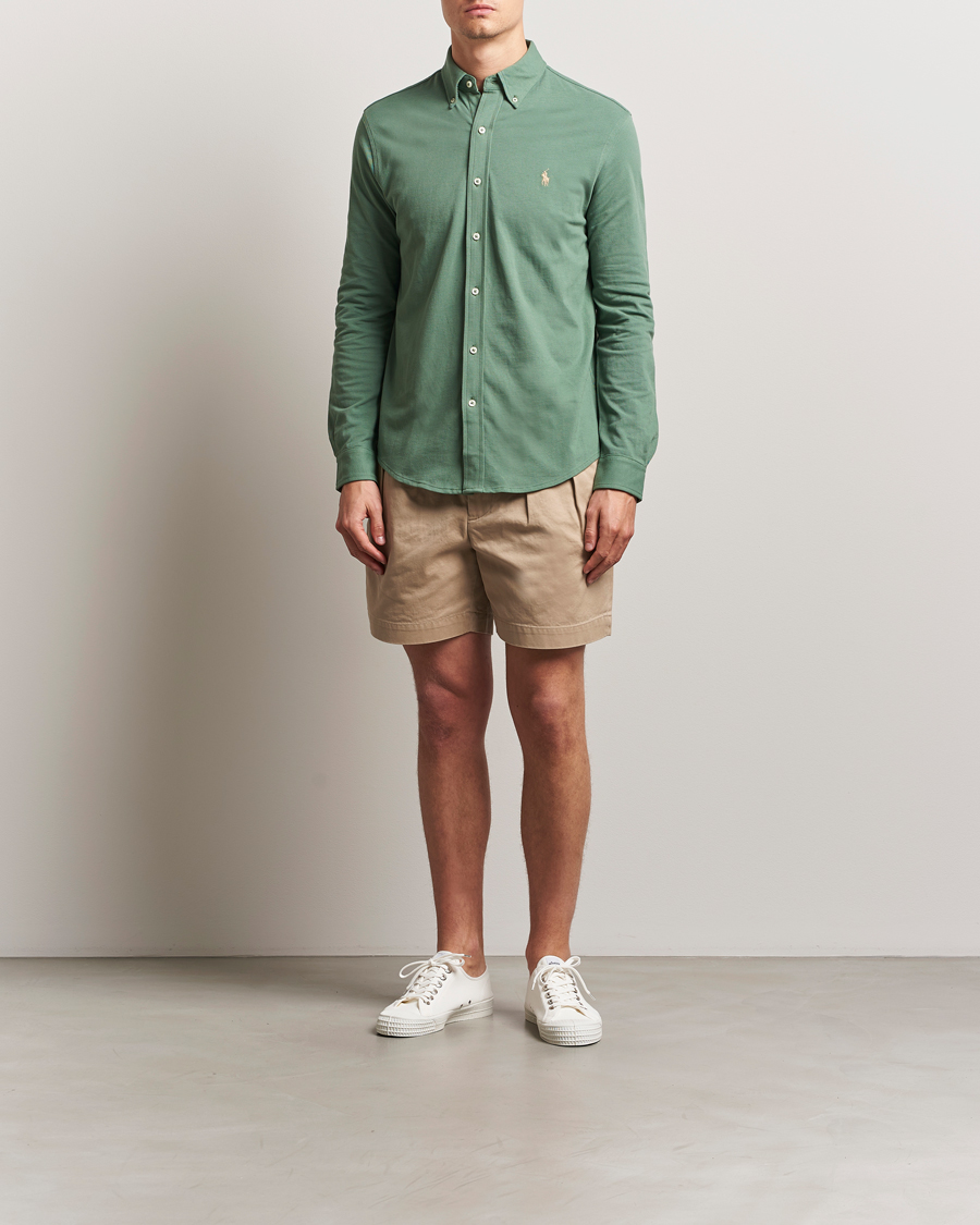 Heren | Overhemden | Polo Ralph Lauren | Featherweight Mesh Shirt Fatigue