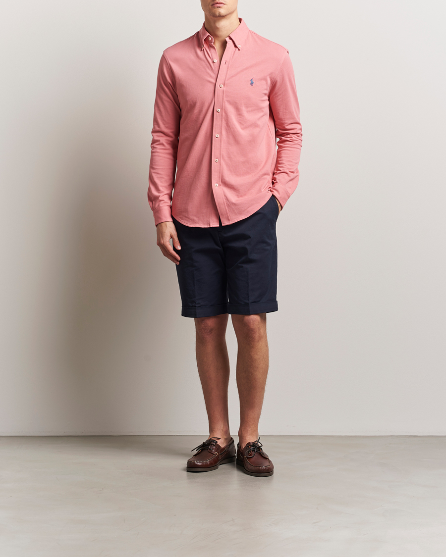 Heren | Overhemden | Polo Ralph Lauren | Featherweight Mesh Shirt Desert Rose
