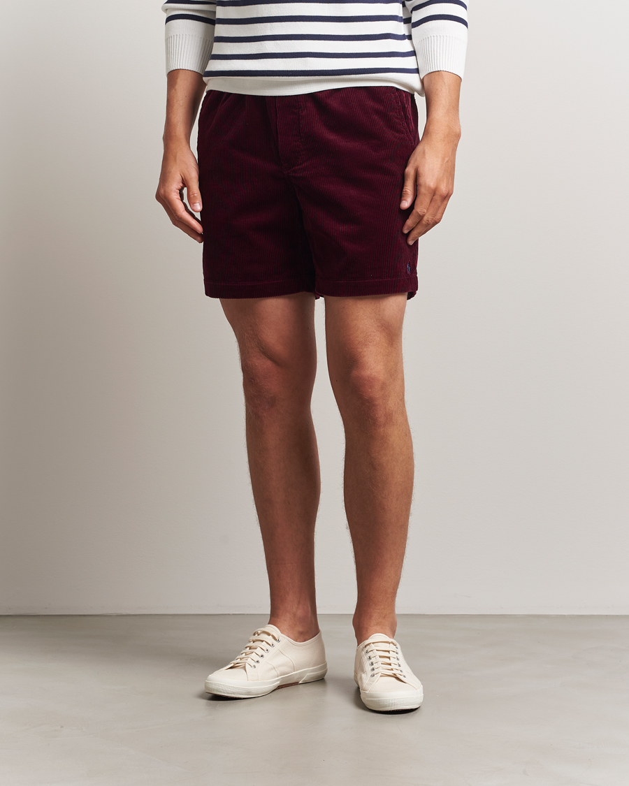 Heren | Korte broek | Polo Ralph Lauren | Prepster Corduroy Drawstring Shorts Ruby Red