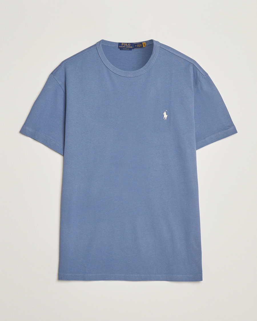 Heren | T-shirts | Polo Ralph Lauren | Washed Tee Capri Blue