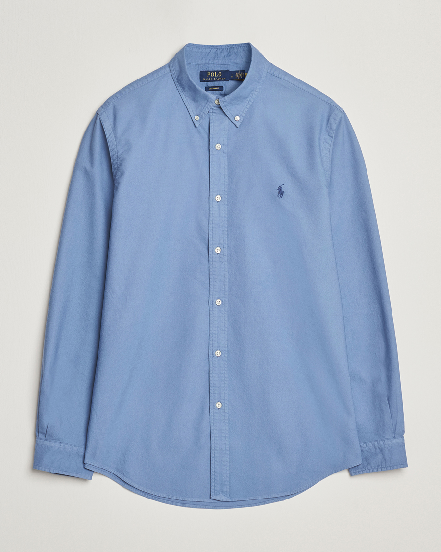 Heren | Overhemden | Polo Ralph Lauren | Custom Fit Oxford Shirt Bastille Blue