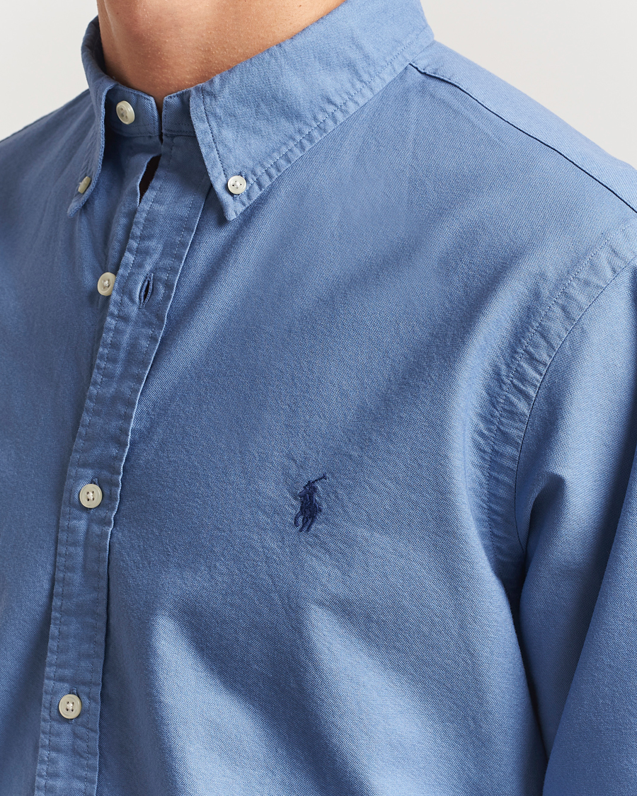 Heren | Overhemden | Polo Ralph Lauren | Custom Fit Oxford Shirt Bastille Blue