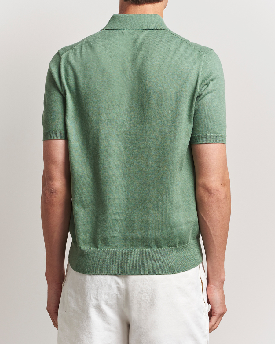 Heren | Truien | Polo Ralph Lauren | Knitted Short Sleeve Polo Fatigue