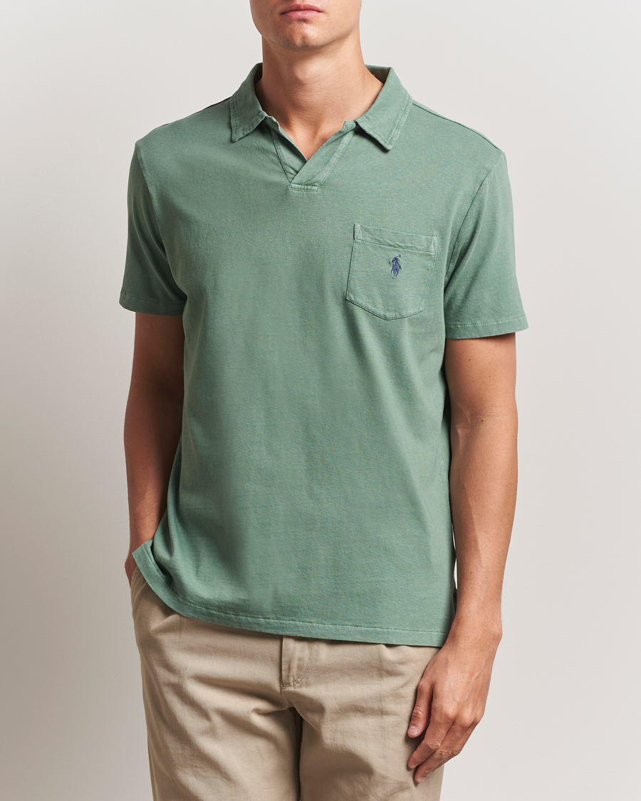 Heren | Polo's | Polo Ralph Lauren | Johnny Cotton/Linen Polo Fatigue