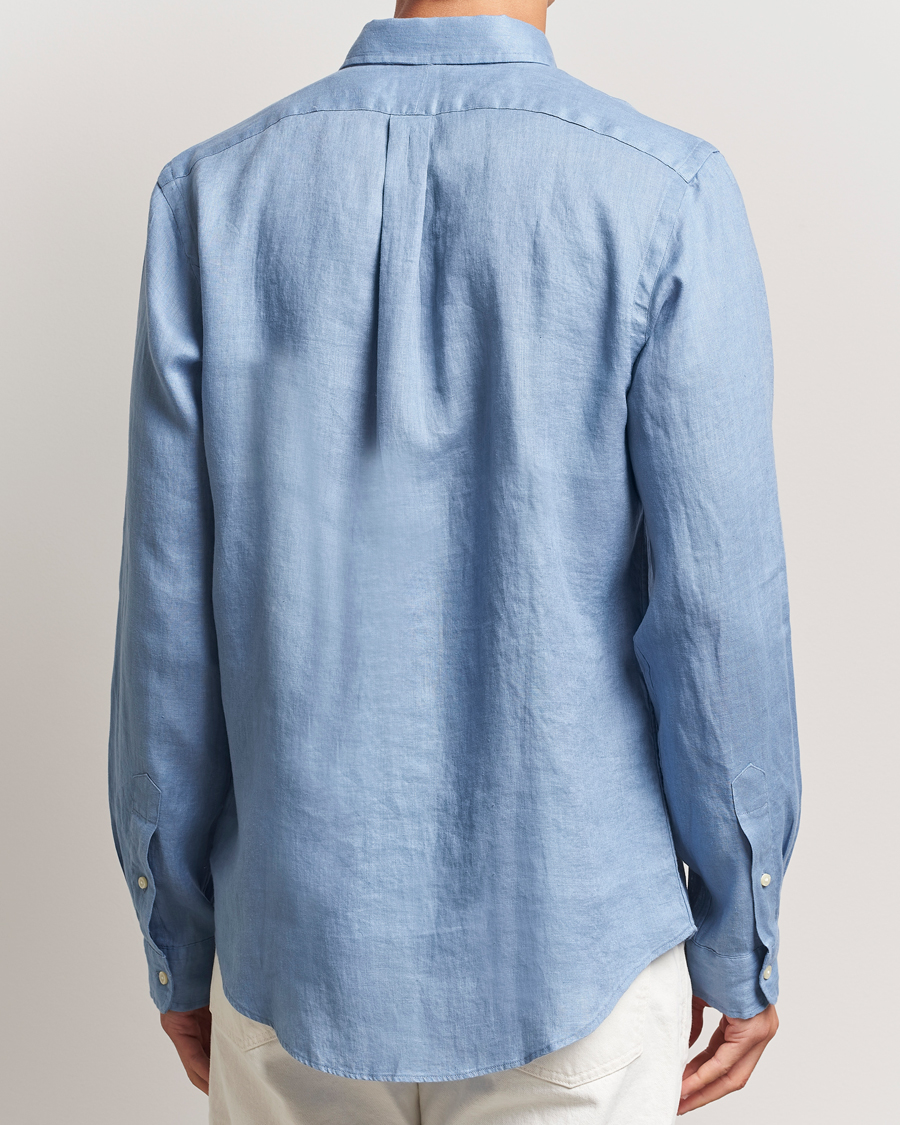 Heren | Overhemden | Polo Ralph Lauren | Slim Fit Linen Shirt Channel Blue